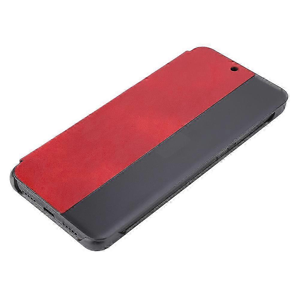 Flip Type Mobile Phone Case with Smart Sleep Protection for Huawei P20 - Stylish Red Cover for Ultimate Device Protection