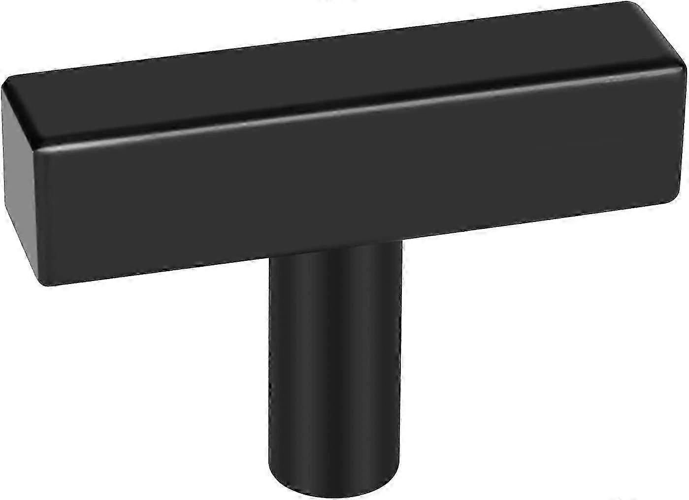 Black Matte Cabinet Knobs - Kitchen and Bathroom Door Handles - Wardrobe Hardware Pulls for Drawers and Cupboards