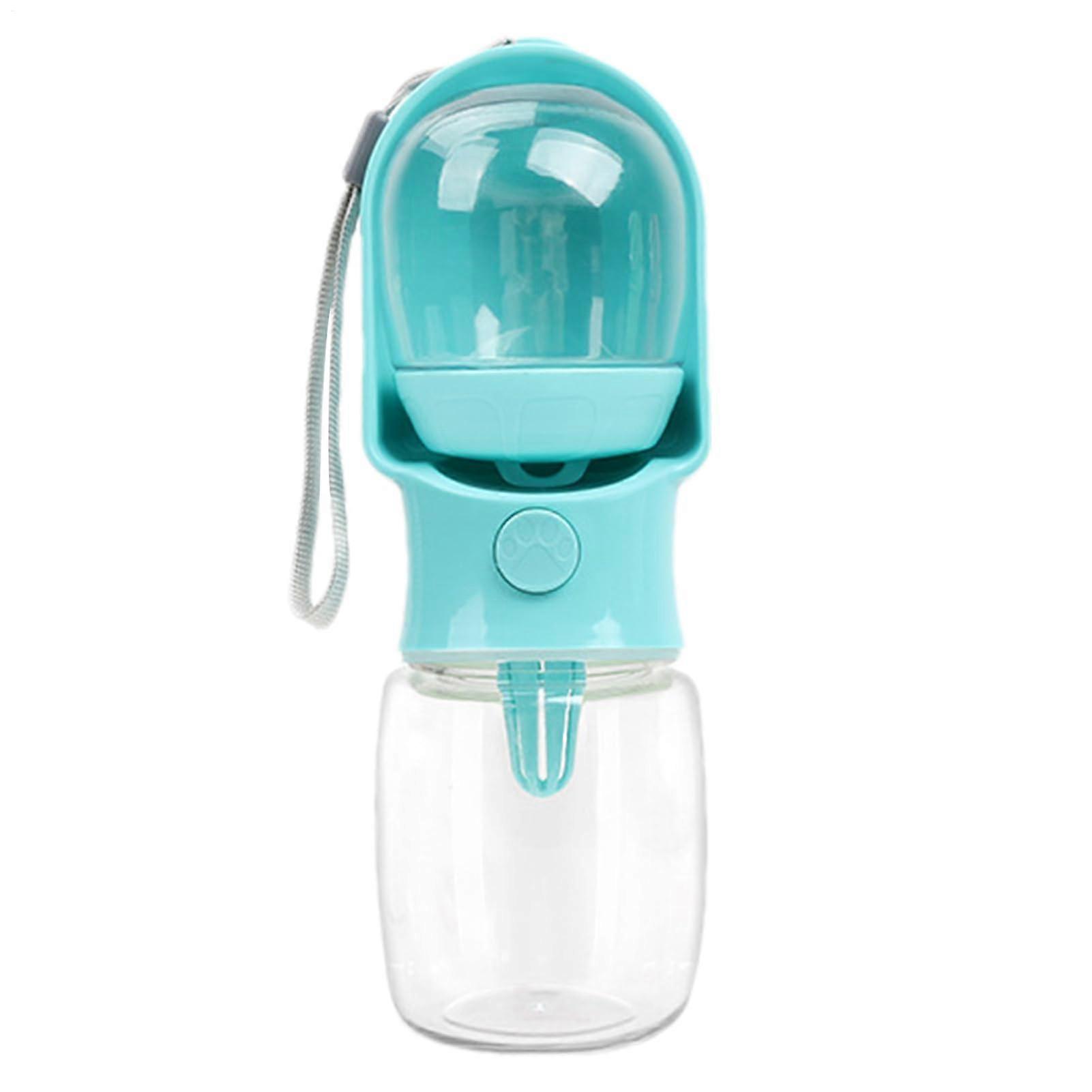 Dog Water Bottle With Built In Bowl, Leakproof Portable Bottle, Lightweight Puppy Dispenser, Multicoloured Small Size