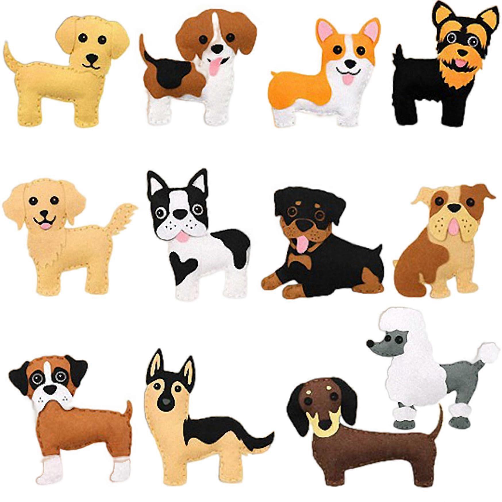 Kids DIY Sewing Kit, Cute Animal Felt Craft, Educational Starter for Beginners