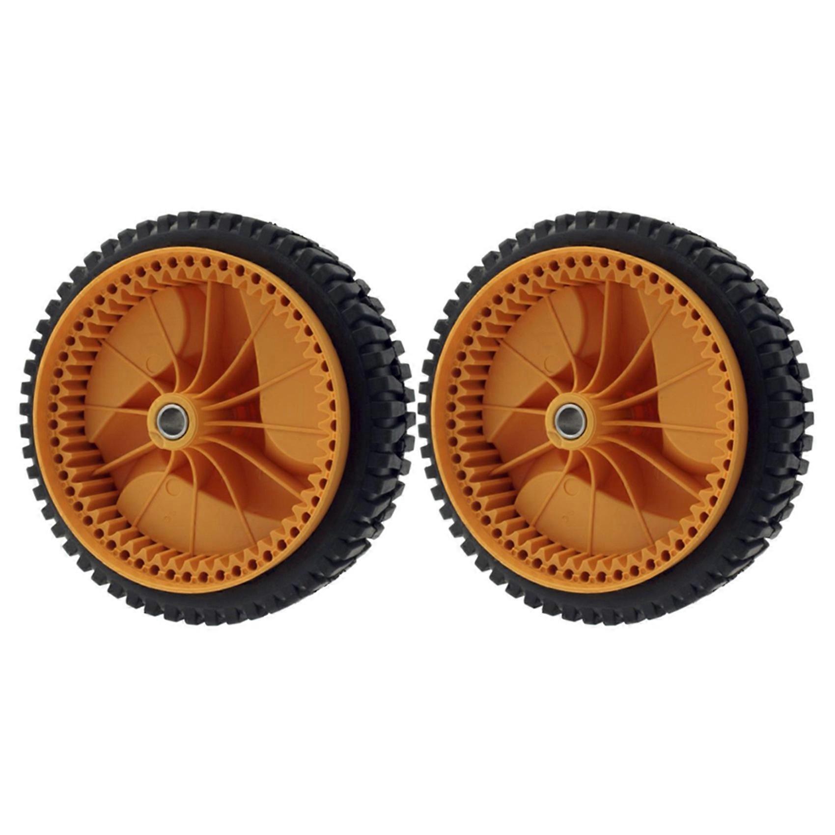 Roue de tondeuse à gazon 2X 196 MM pour Husqvarnaa pour 5324025-67, 5324029-36, 532402567, 532402936