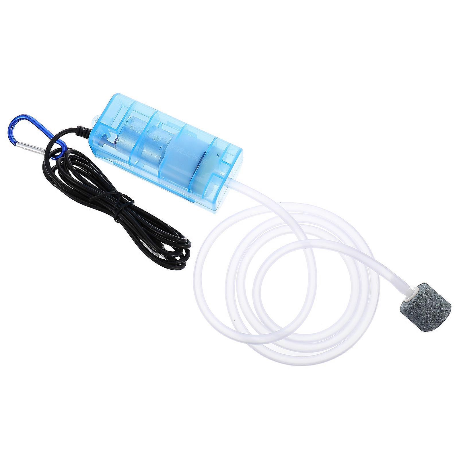 ABS Mini USB Fish Tank Aerator Pump Designed For Fish Owners Lightweight 1Set
