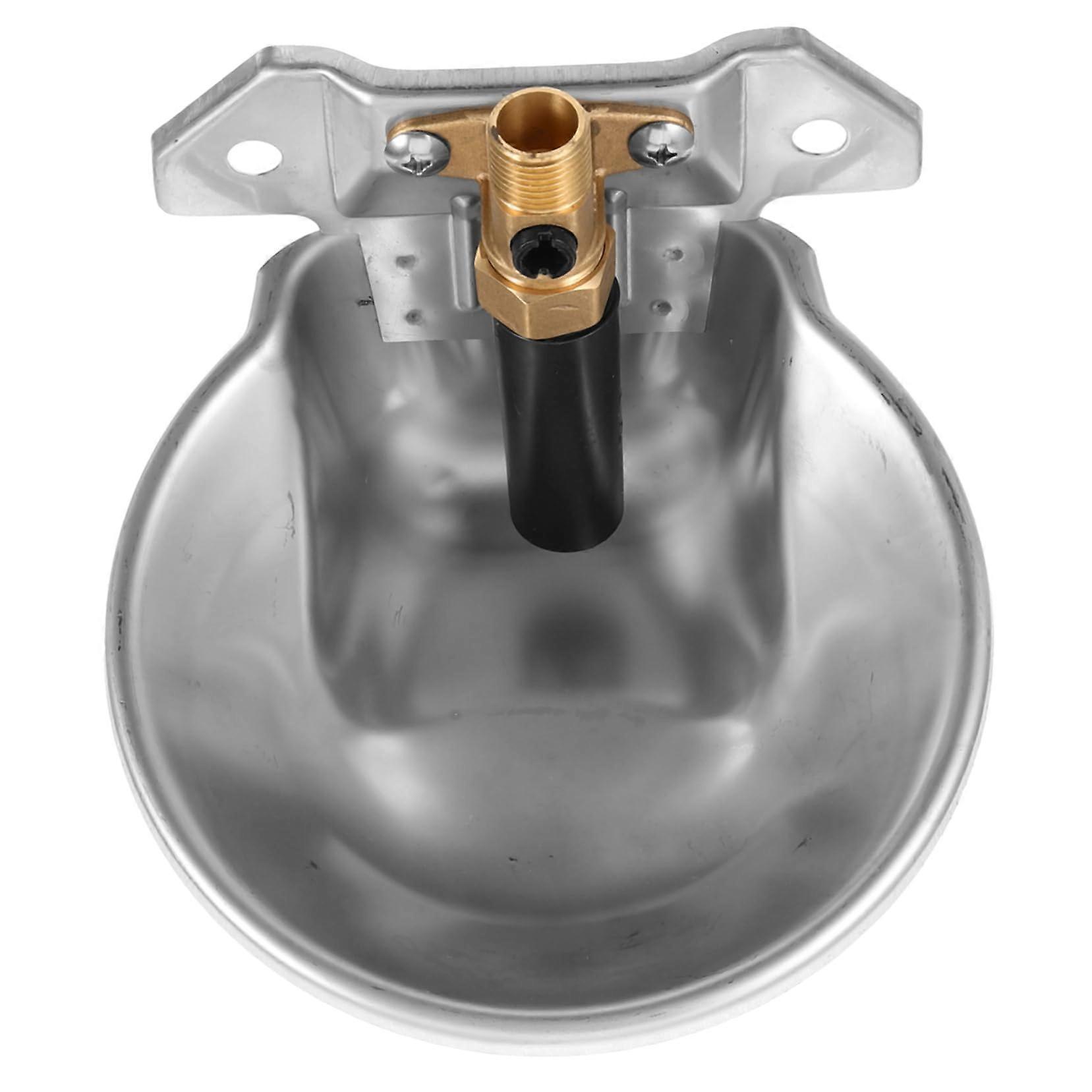 Automatic Livestock Drinker Dispenser Stainless Steel Water Trough Outdoor Use For Cattle Horses Sheep Goats