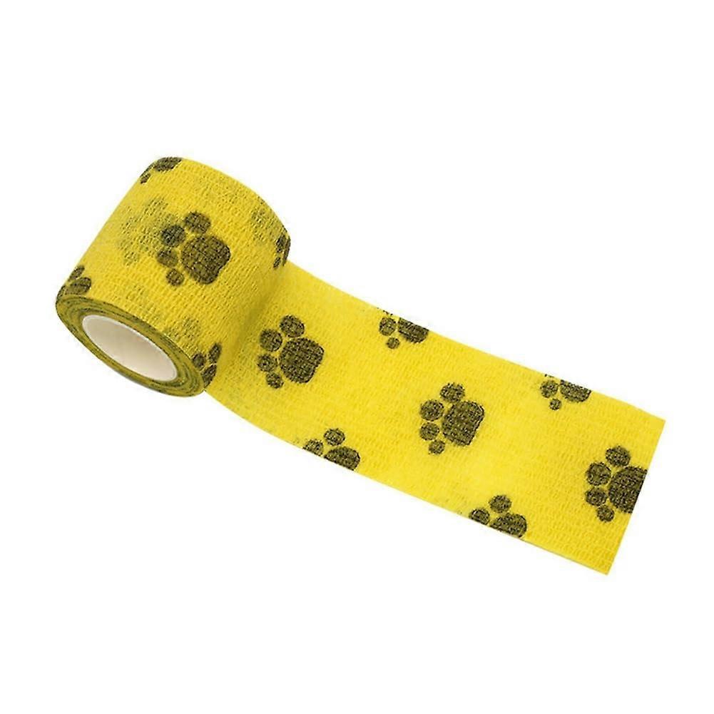 5 cm x 4.5 SelfAdhesive Elastic Bandage Wrap Tape for Knee Support Pads Finger Ankle Palm Shoulder Bandage Yellow Ref: 4415
