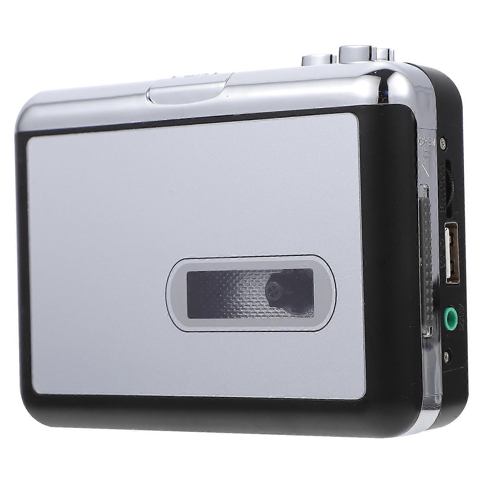 Audio Cassette Player Portable Cassette Players Recorders Outdoor Use Plastic High-fidelity Tape Signal Conversion 1Pcs