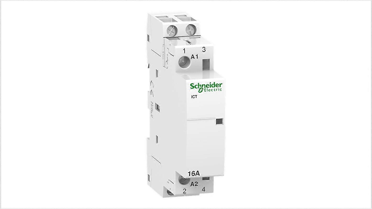 Schneider Contactor 2 Pole 16a 220v Ac Ict Series A9c22512