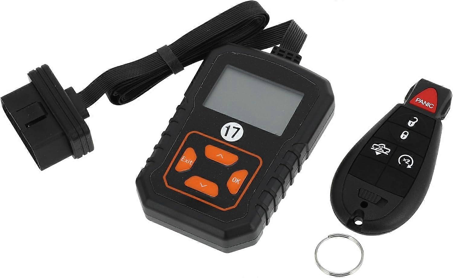 GQ453T Keyless Entry Remote Key Fob for Dodge Challenger 2008-2012 433 Mhz Replacement Car Key Kit DIY Tool 5 Button