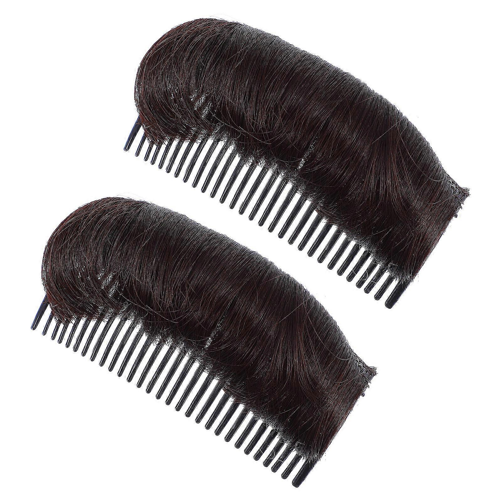 2pcs Invisible Hair Comb Volume Tool False Bun Comb