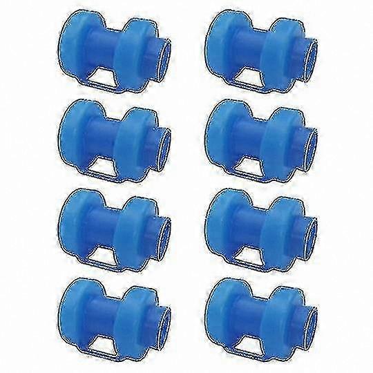 8-Pack Trampoline Post End Caps, 25mm Size, Replacement Safety Net Parts for Trampolines