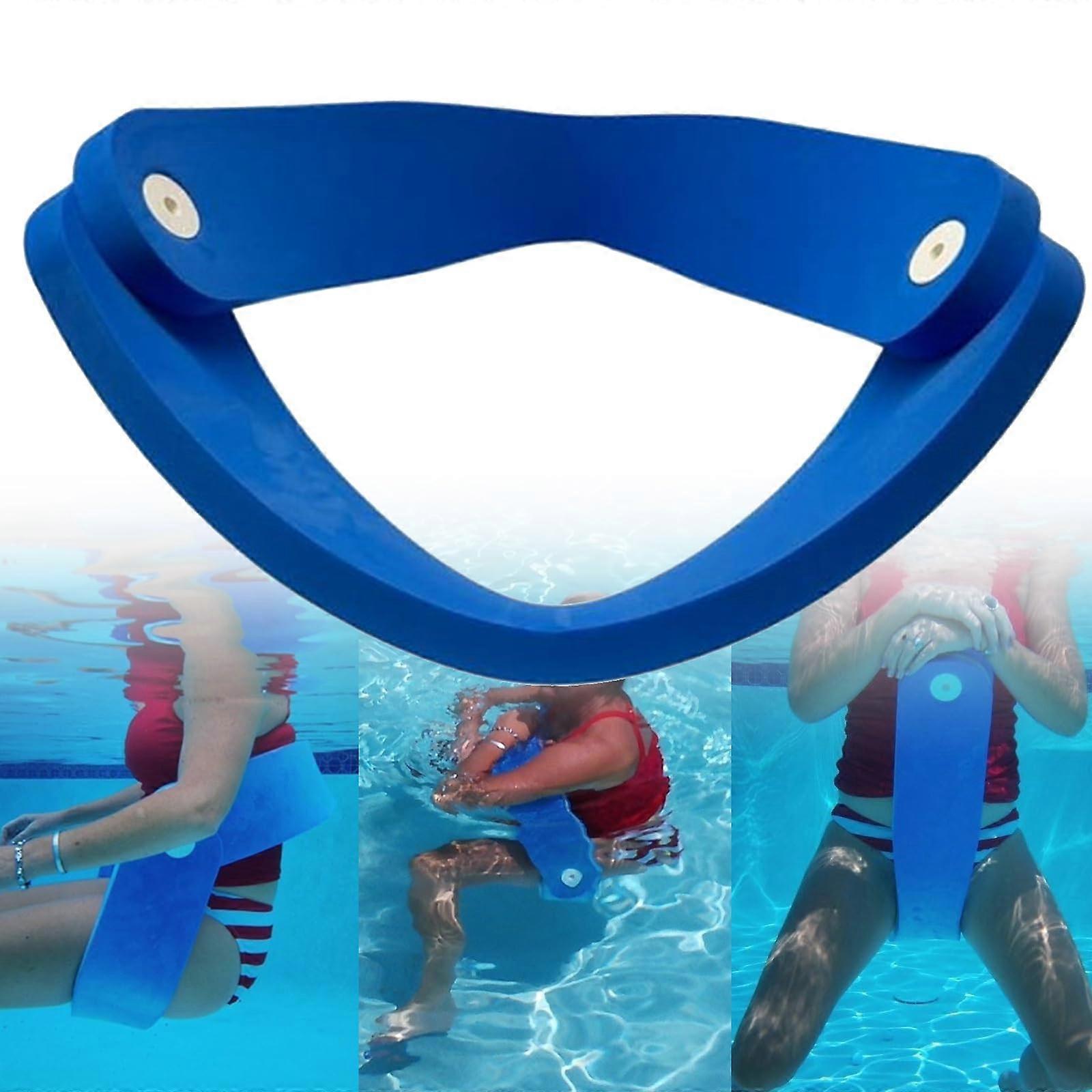 Foam Water Chair Non-Inflatable, 3-In-1 Pool Stool, Foldable Floating Water Recliner, Compact Pool Lounge