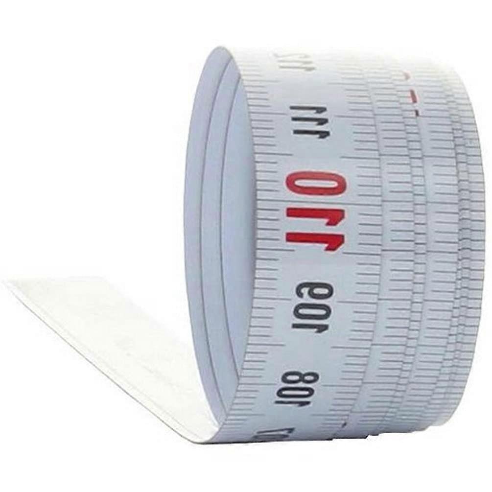 Self-Adhesive Measuring Tape, White, 5m x 13mm