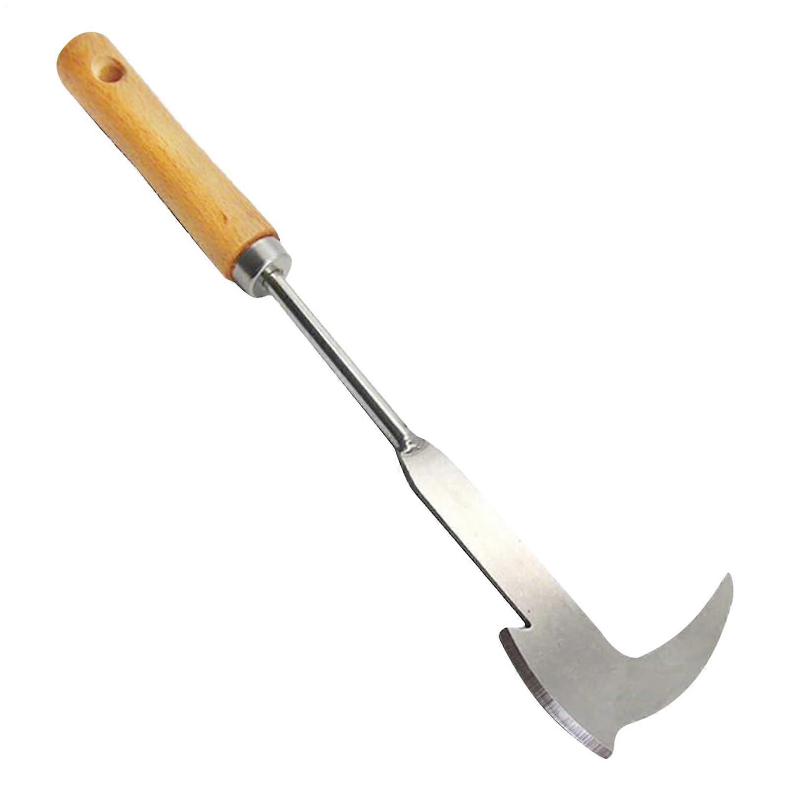 Crack Weeder Tool LShaped Weed Puller Tool, Handheld MultiFunctional Tool for Garden Terrace Yard Pavement