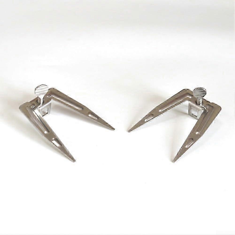Rotating fork shaft for roasting, compatible with ovens and air fryers, stainless steel. Ref: 3286