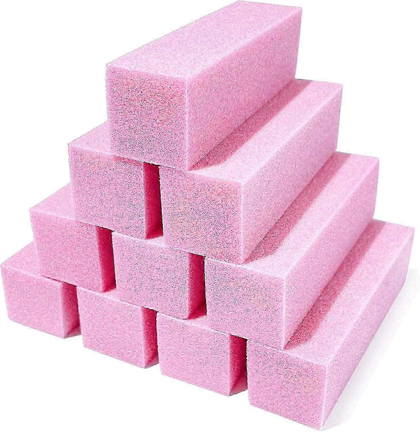10 pcs Nail Buffer Blocks, Professional Nail Sanding Blocks for Natural Acrylic