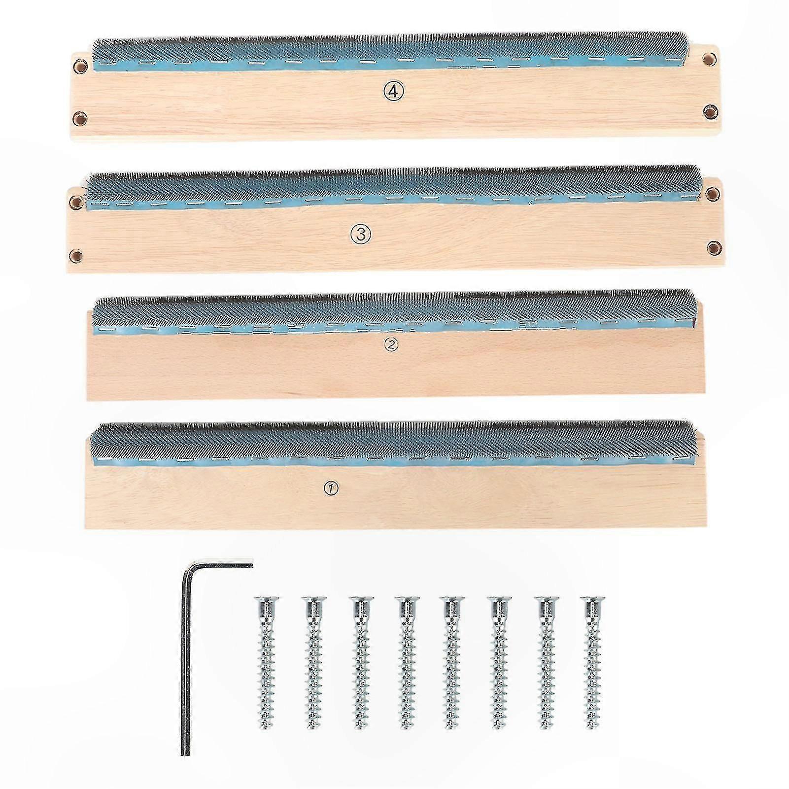 Adjustable Rug Hooking Frame with 4-Side Stability for Easy Crafting Projects