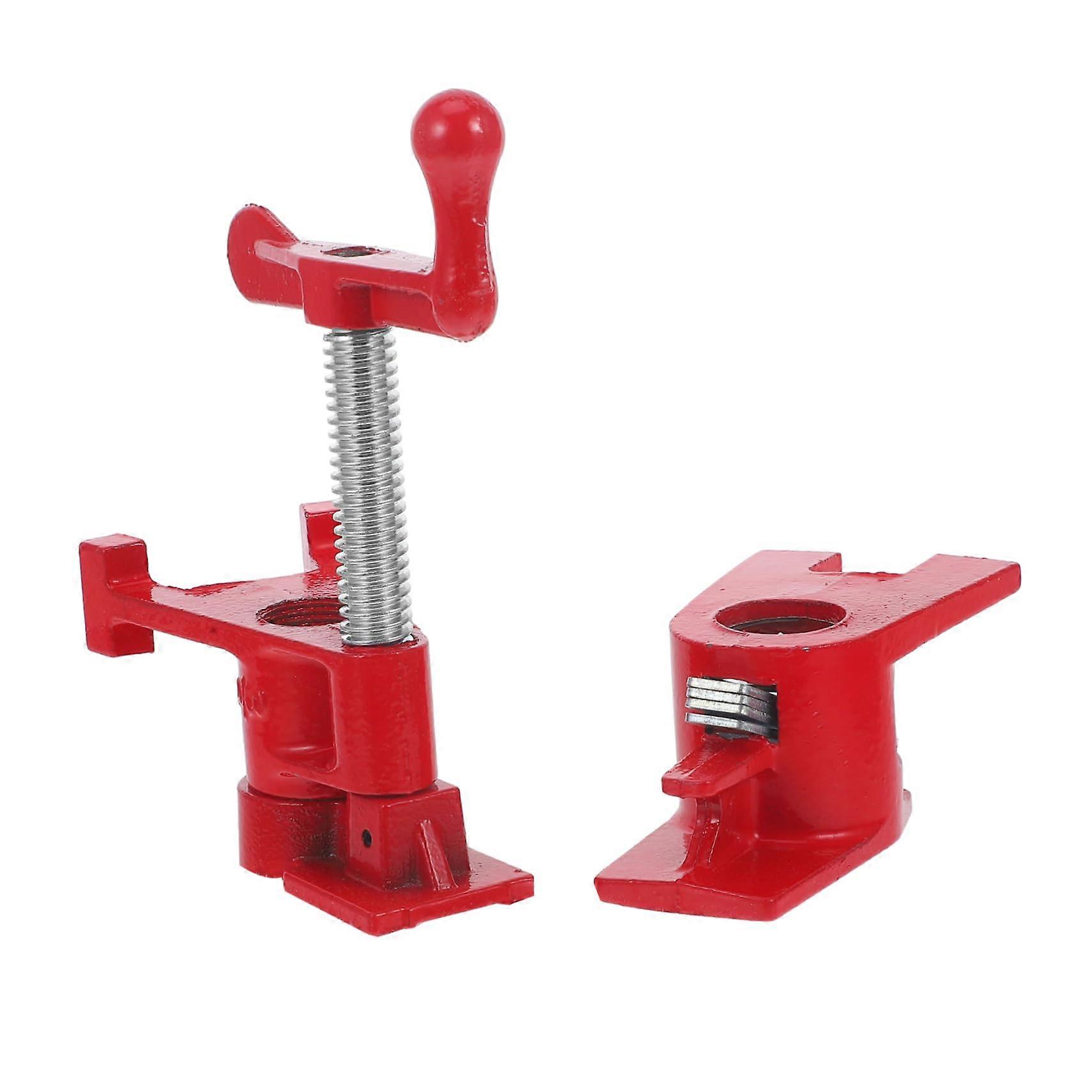 Woodworking Pipe Clamp Set 1/2 Inch Quick Release Wooden Pliers for Glue Frame Mounting