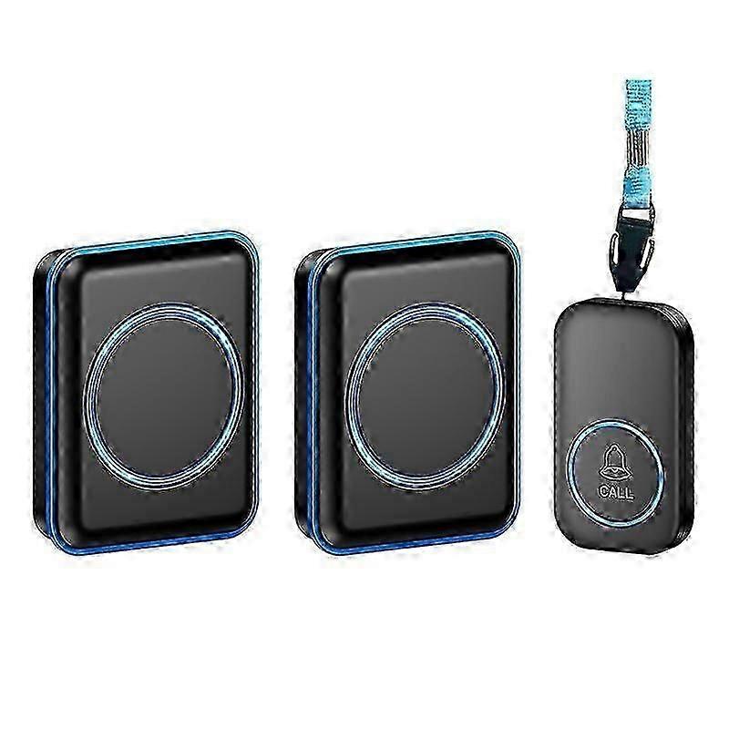 Caregiver Pager, FullHouse Wireless Call Button 1000 Feet, SOS Alert Nurse Calling Elderly Fall Help System For Patient/Disabled Monitorin Edition a