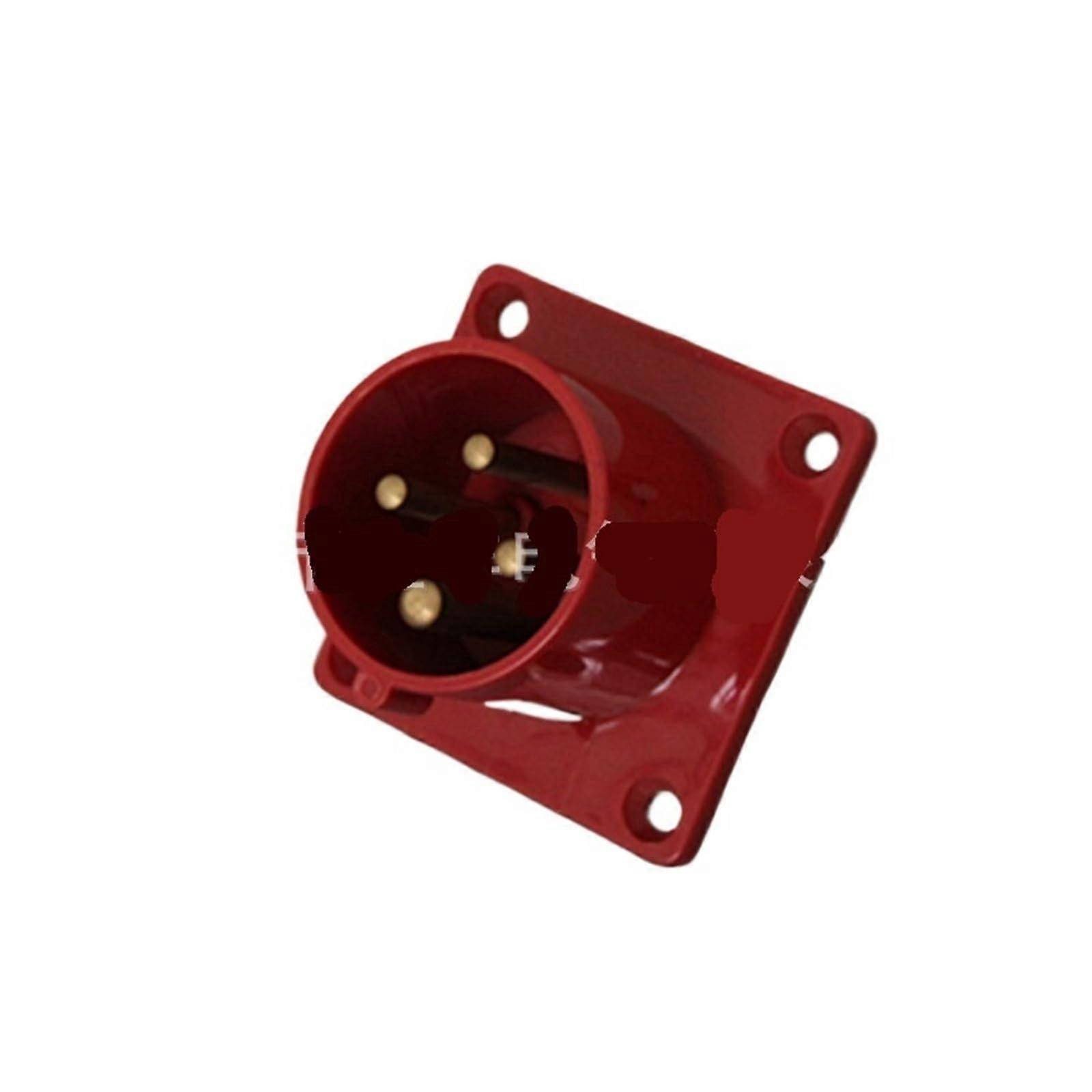 Industrial Waterproof Device Plug 32A 4-Pole 380V SF-624 Black