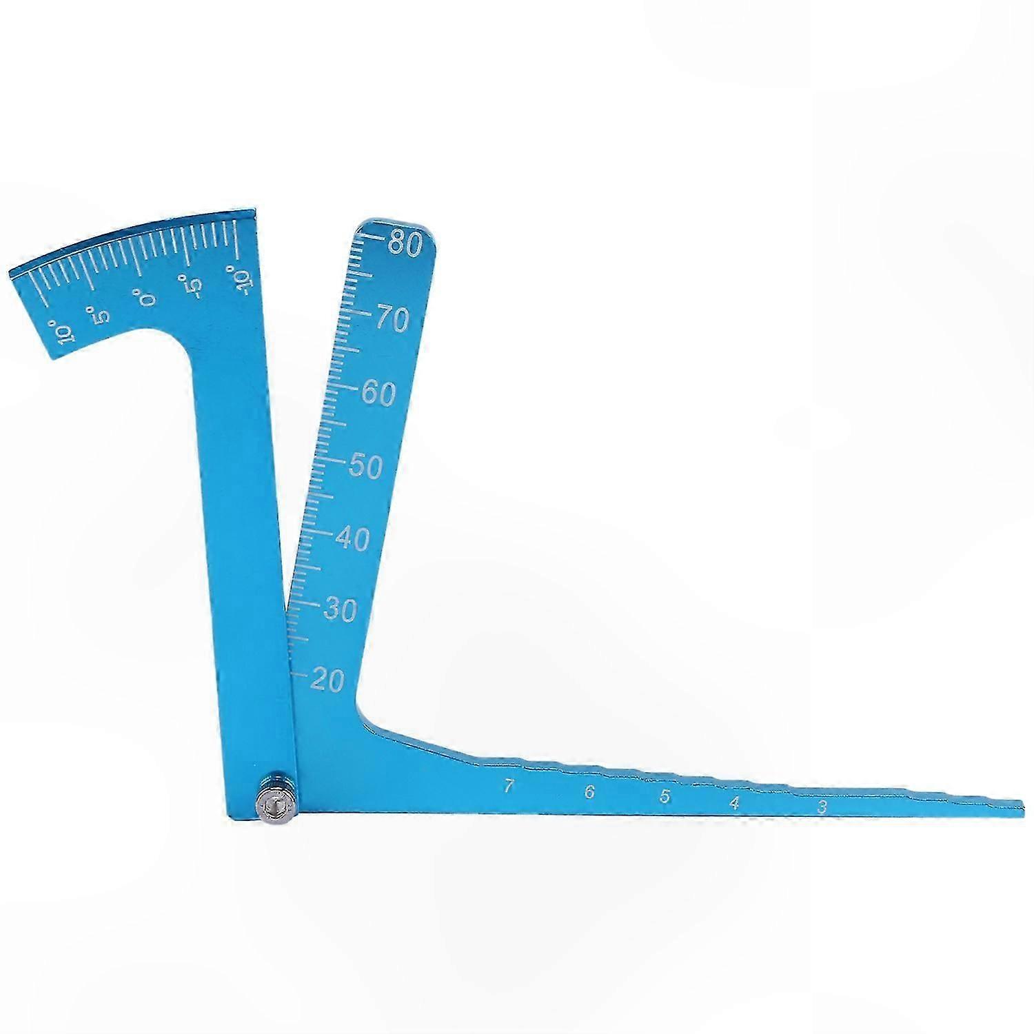 Camber and Height Measurement Tool for RC Car Tire Alignment and Balancing Standard Ruler 1/10 Scale