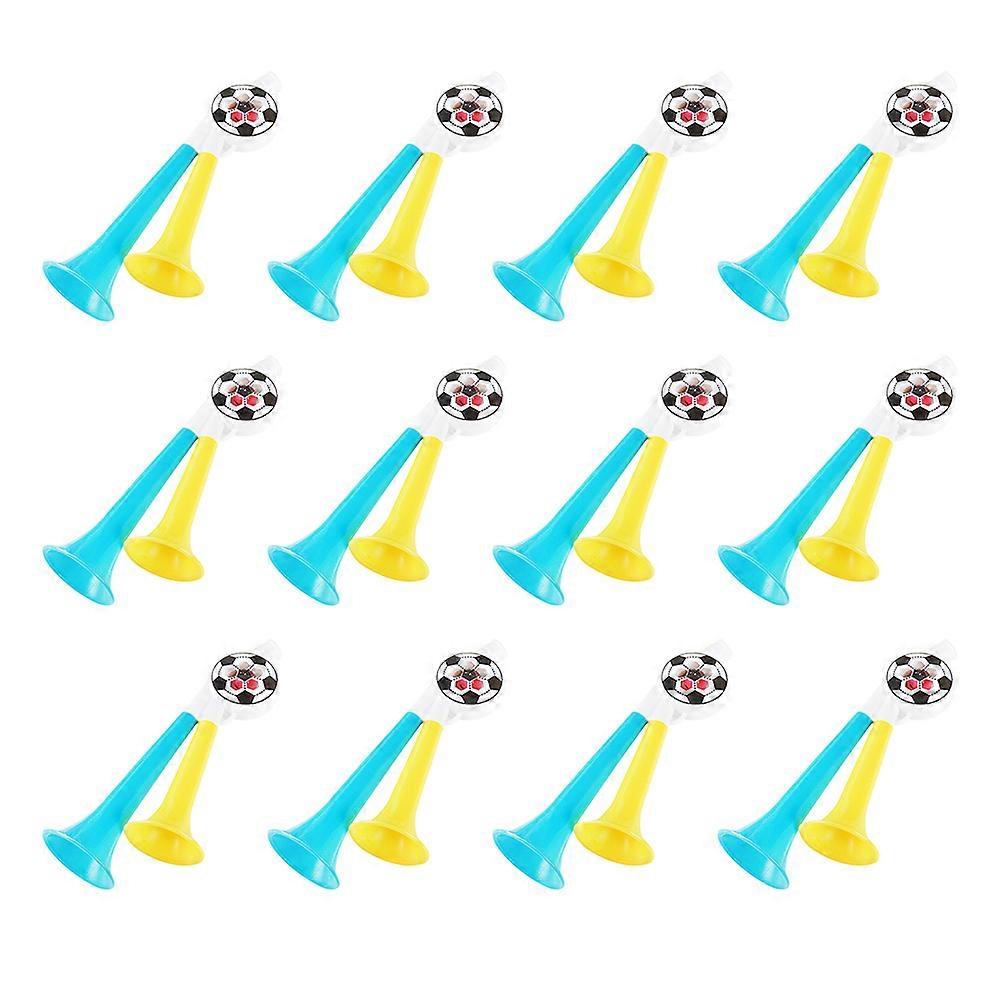 Cheer Megaphones Plastic Trumpet Toys for Football Events Creating Festive Atmosphere 12Pcs