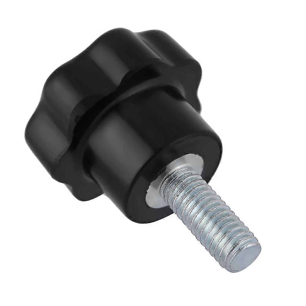 10pcs M5x16 Black Plastic Star Head Knob Handles Set