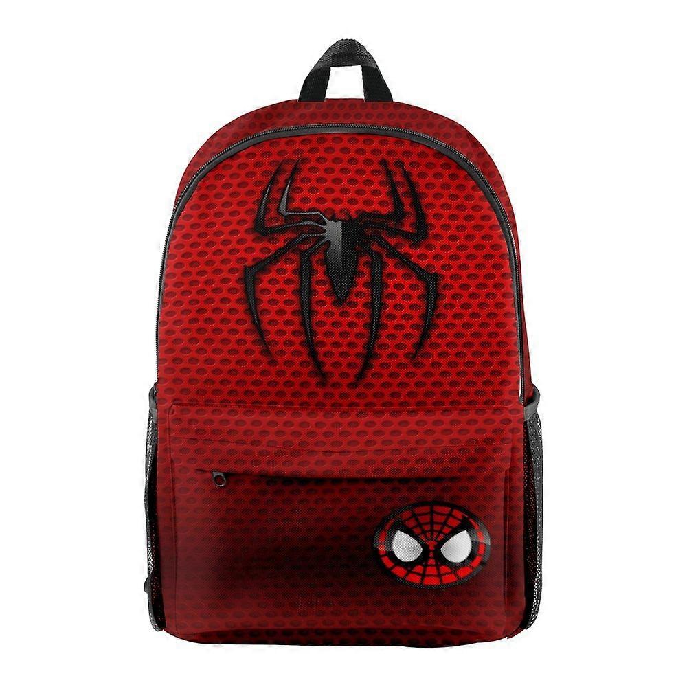 Spider-Man Backpack 3D Printed Breathable School Bag Cartoon Anime Backpack for Kids Students Travel