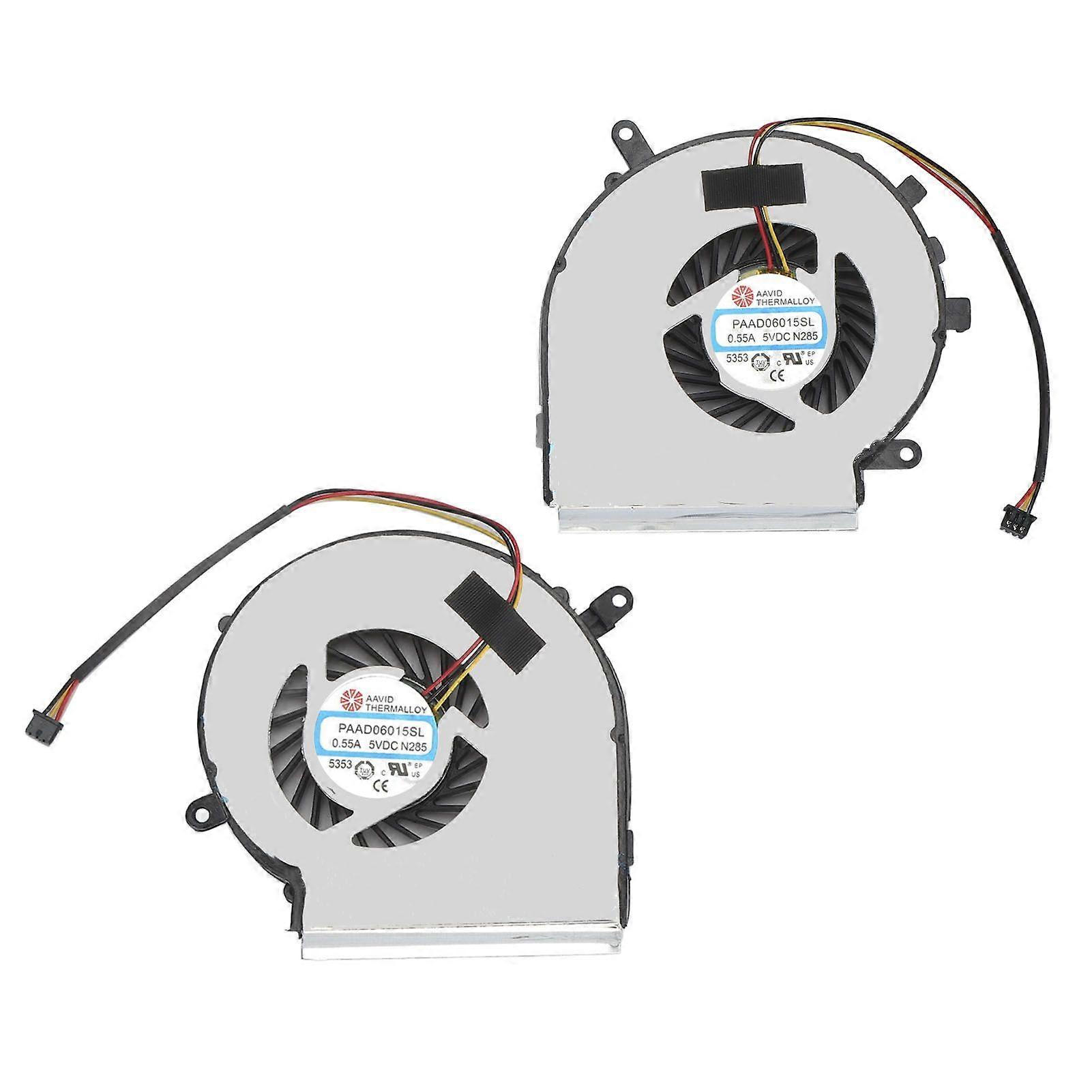 CPU GPU Cooling Fan for MSi GE62 GE72 PE60 PE70 GL62 GL72 GP62 GP72 MS 16J1 MS 16J5 MS 1791 MS 1795 3pin Laptop Cooling Fan