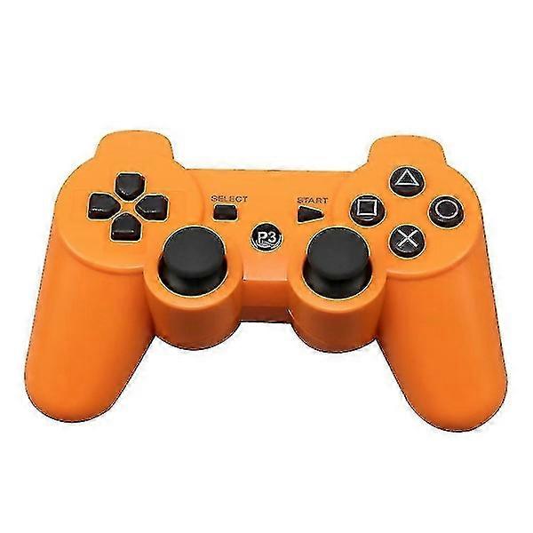 (Orange) For Ps3 Wireless Bluetooth 30 Controller Game Handle Remote Control Gamepad Au Stock