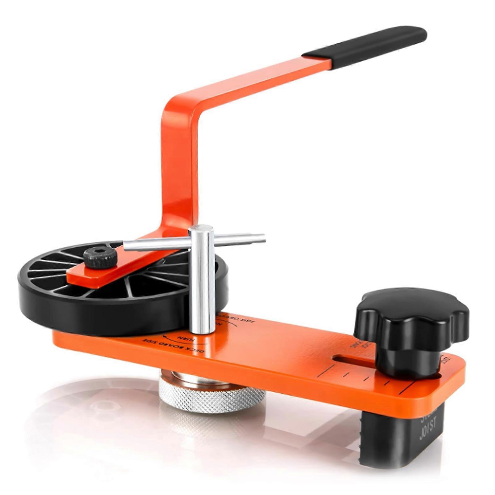 Lever Deck Board Bending Adjustable Powder Coated Iron Pipe Deck Board Straightening Tool