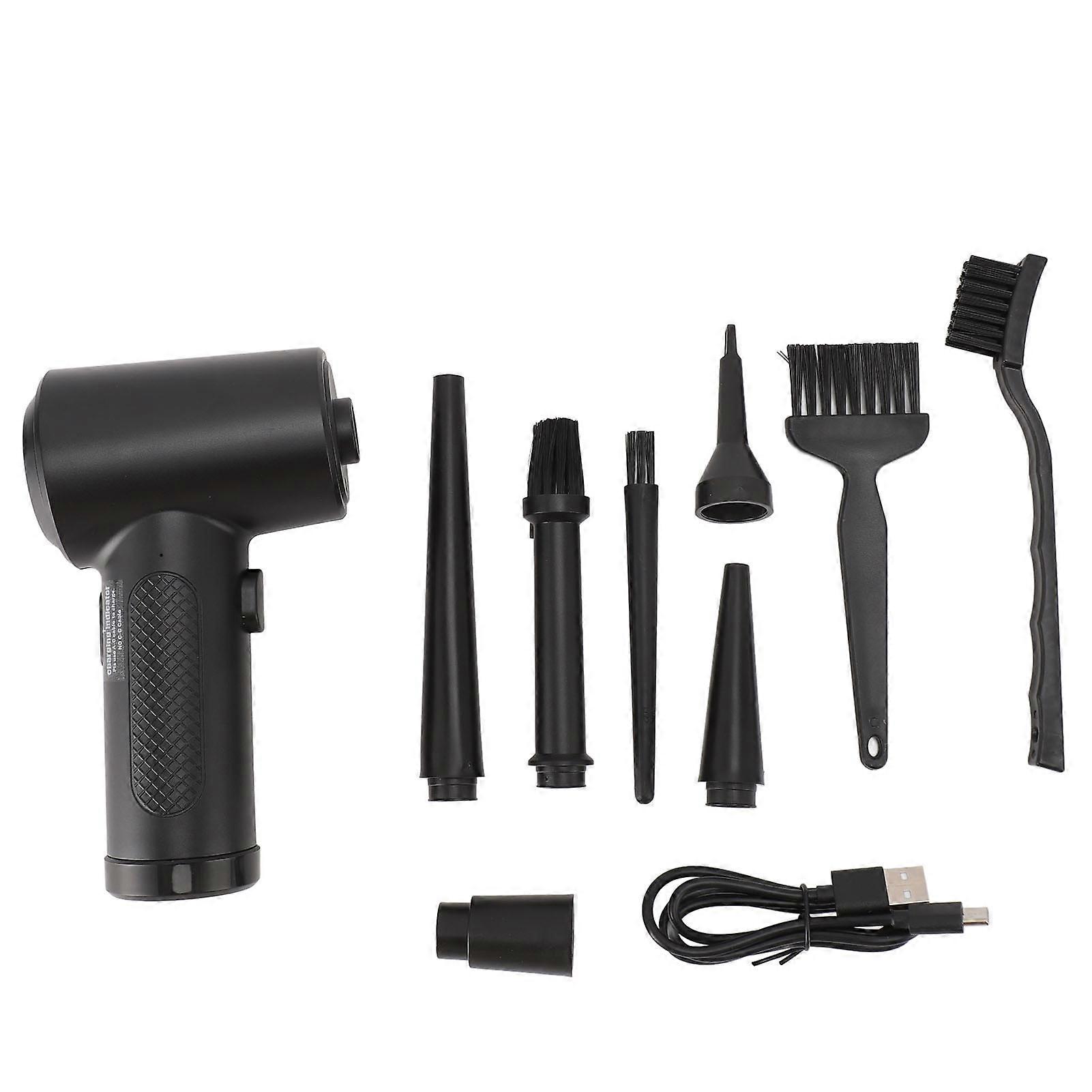 Compressed Air Duster with Flashlight 51000RPM 3 Speeds Cordless Jet Fan for Cleaning