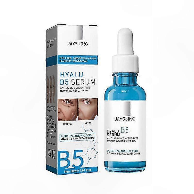 Anti-Aging Hyaluronic Acid Serum with Triple Repairing Formula for Smooth and Replumped Skin, 30ml Essence Concentrate