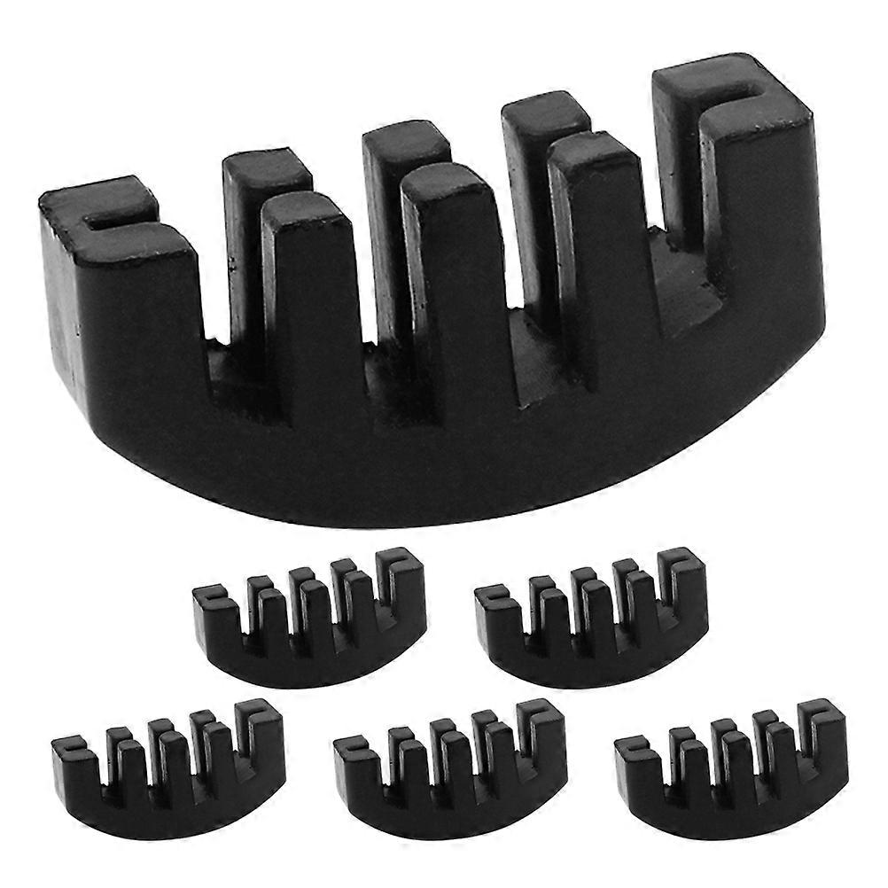 6pcs Violin Practice Mutes Rubber Violin Practice Silencers Violin Accessories