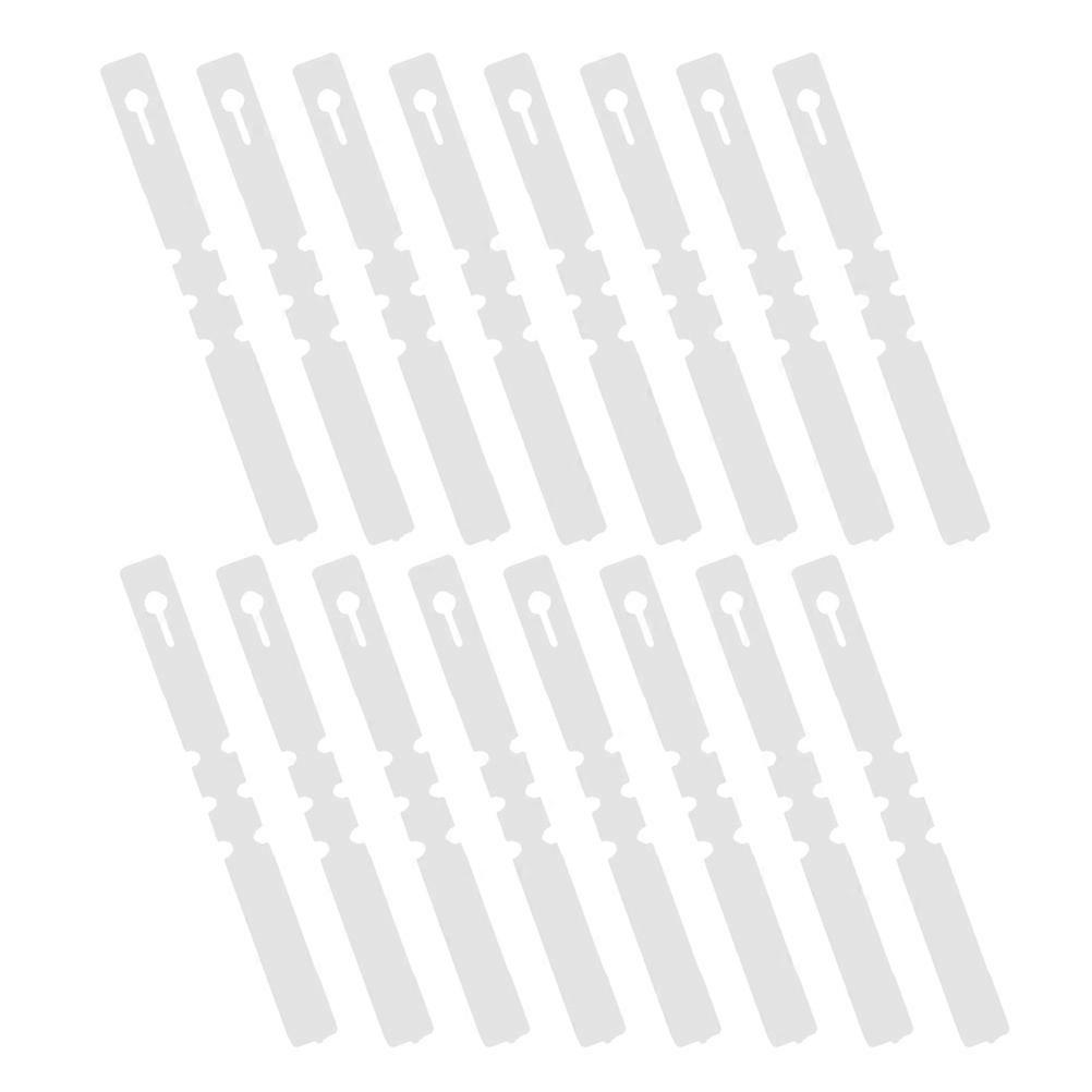 White PVC Plant Labels for Gardening 200pcs Easy to Use and Store with Practical Design