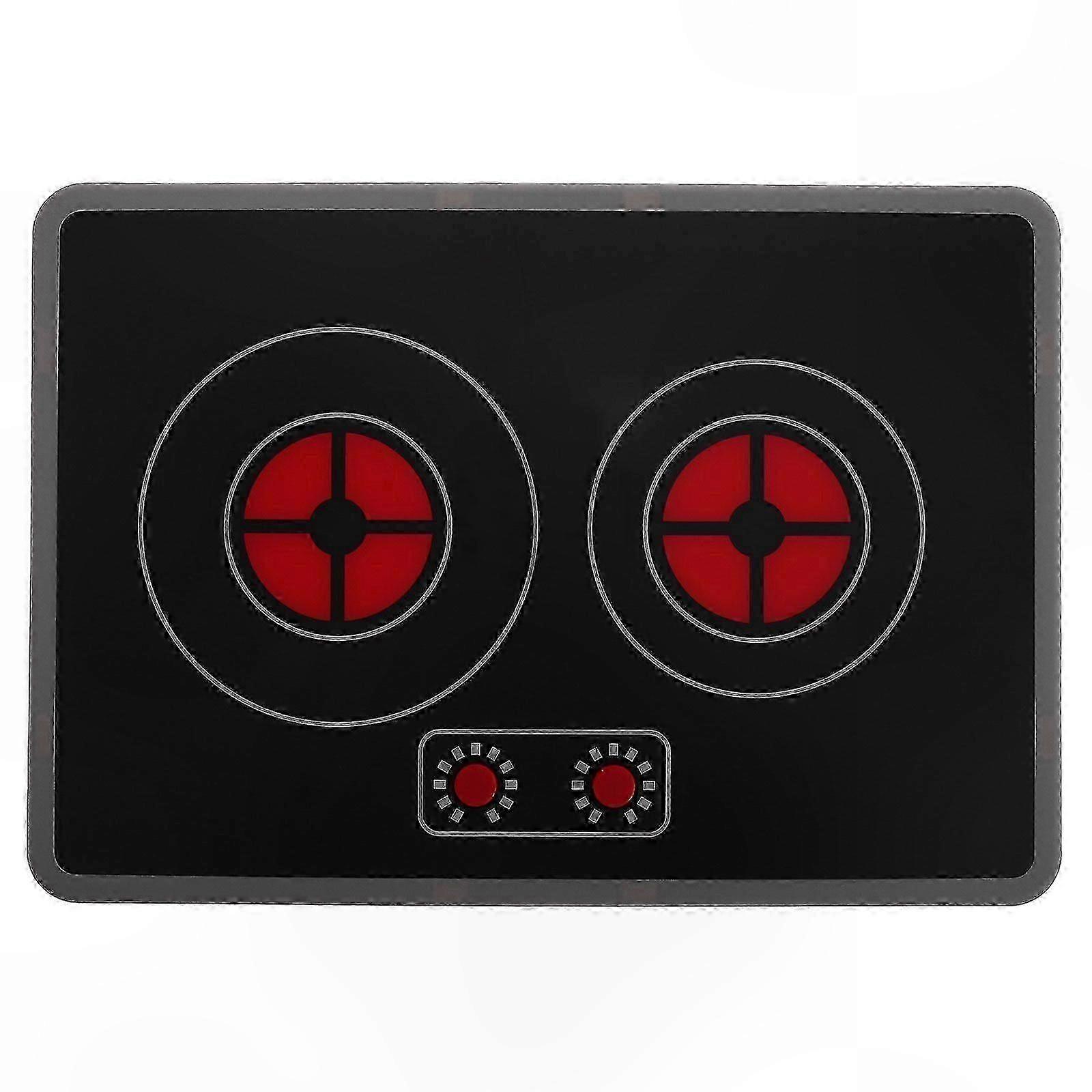 Light-Up Play Kitchen Set with Cartoon Design for Toddler Pretend Cooking Fun