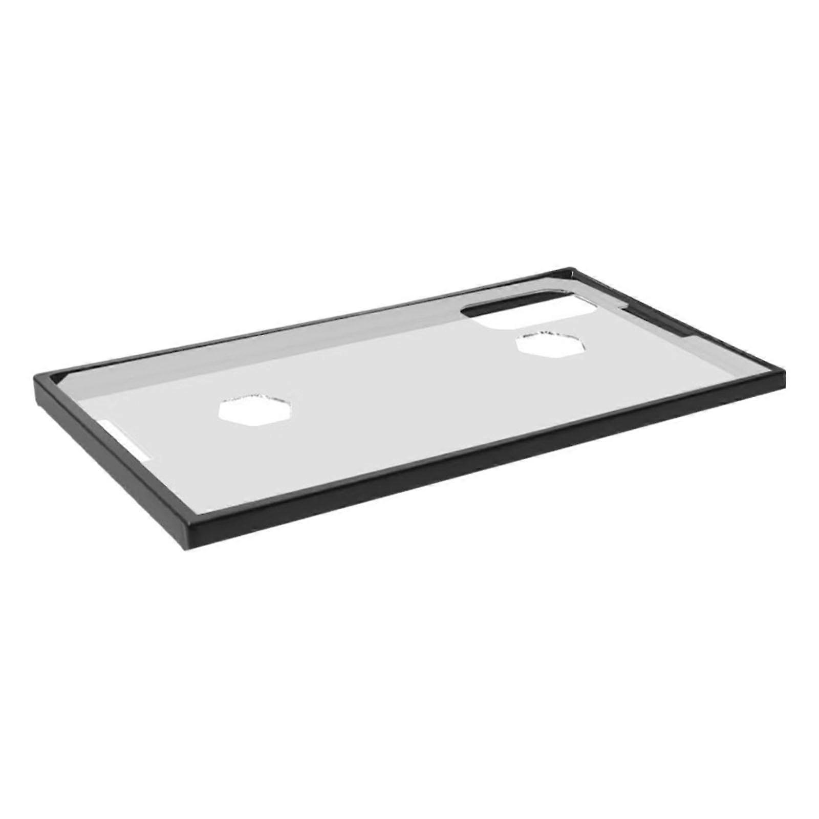 Tank Lid Cover With Frame Anti Jumping DIY For Center Braceless Aquariums With Feeding Window 40x22.5x1.2 cm