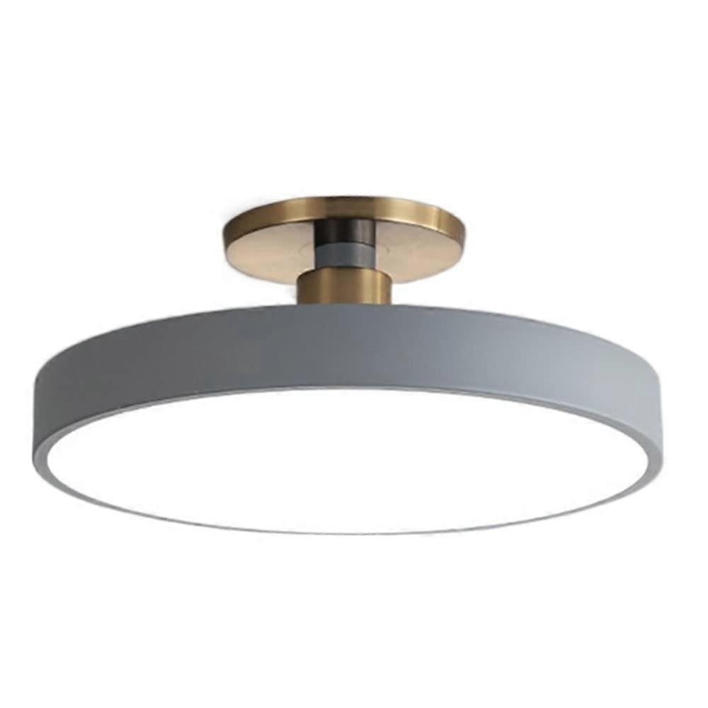 LED Flush Mount Ceiling Light Ultra-Thin Modern Close-To-Ceiling Lamp 3000K-6000K Dimmable Infinite Dimming Living Room