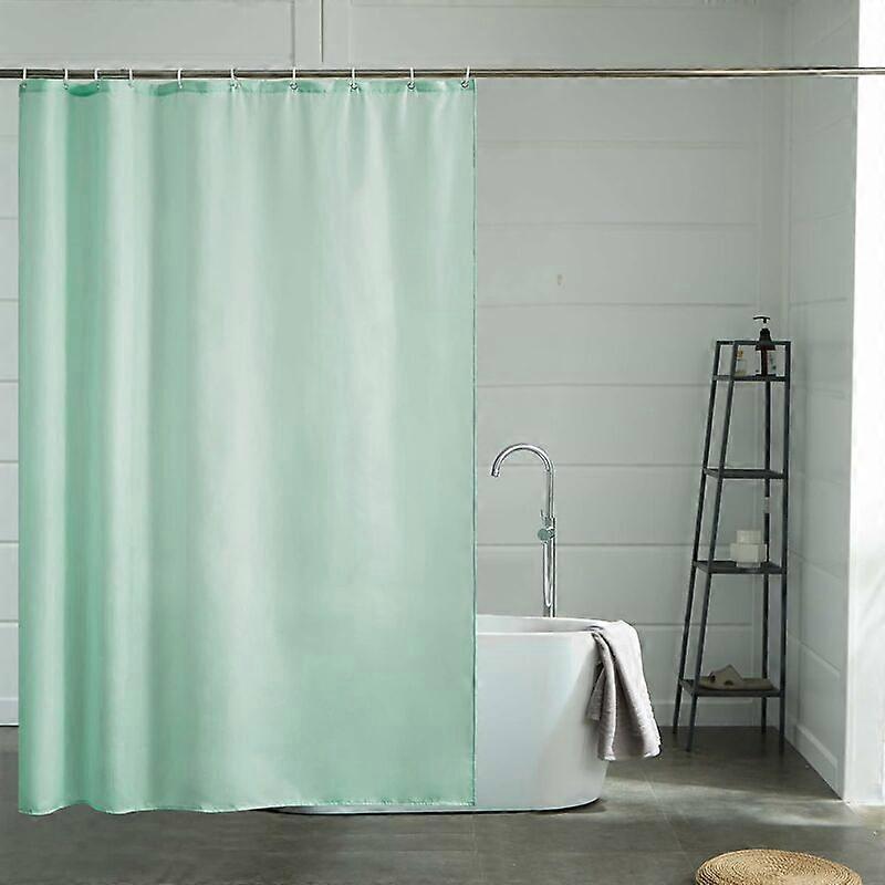 Fabric Shower Curtain, Extra Long, Weighted, Anti-Mold, Waterproof, Polyester