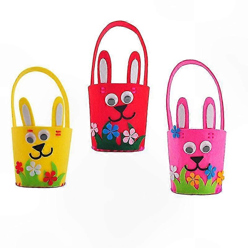 3-Piece DIY Floral Basket Craft Set