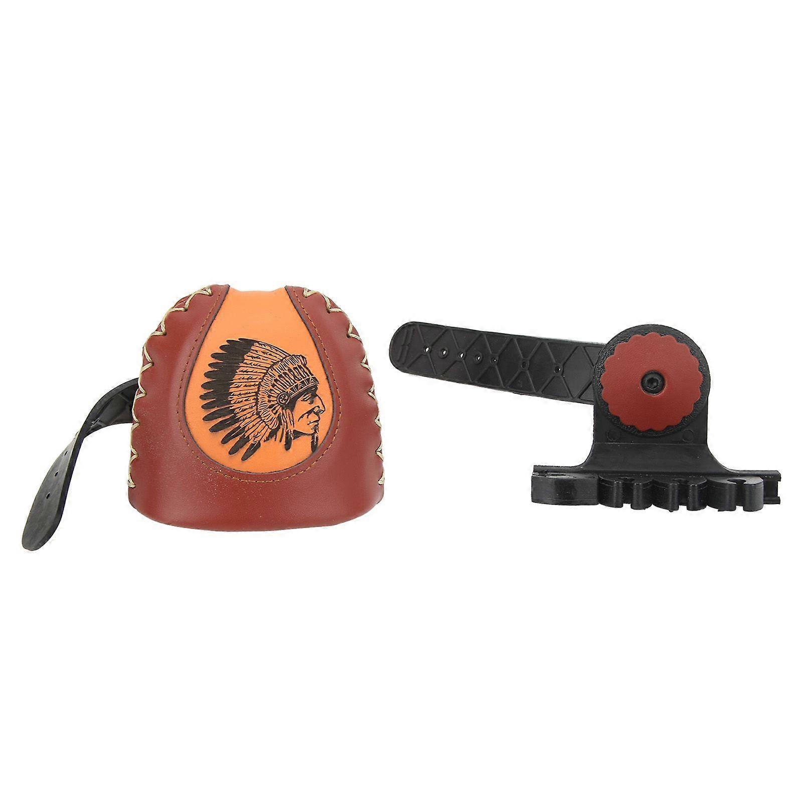 Arrow Quiver Quick Release System 4 Arrows Brown Leather Material Arrow Quiver Holder Archery Quiver