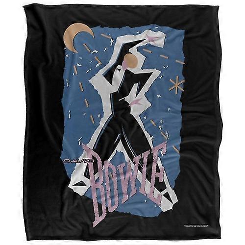 David Bowie Silky Guitar Gradient Supersoft Blanket