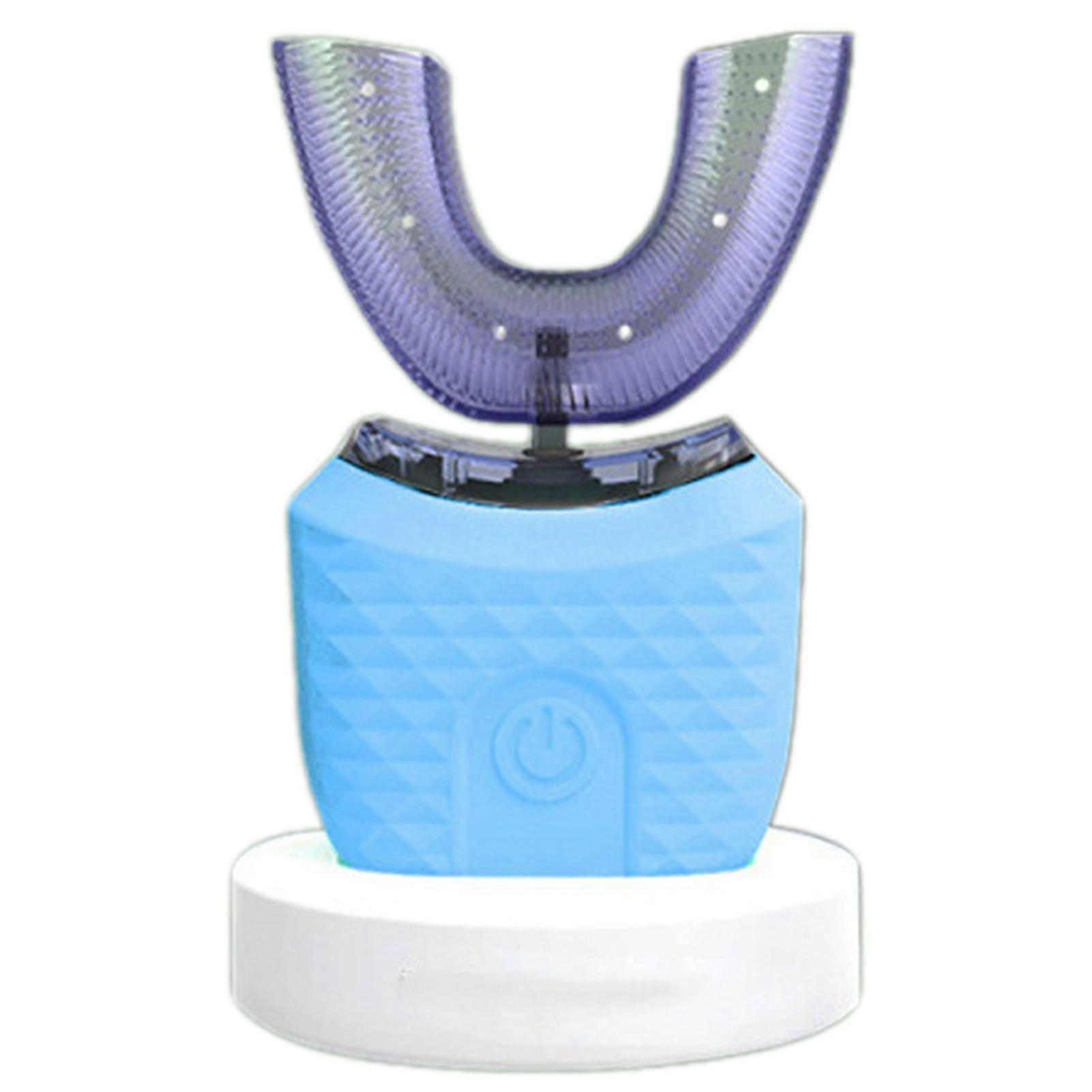 Ultrasonic Electric Toothbrush, Automatic Toothbrush U-Shape Sonic Toothbrush, Full Mouth 360 Clean Teeth Whitening