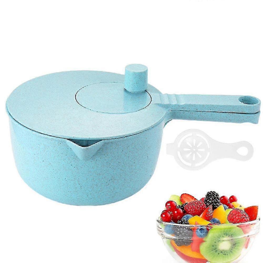 Vegetable Dryer Bowl Manual Lettuce Veggie Washer With Long Handle Salad Spinner Egg Blending compatible with Veggies Berries
