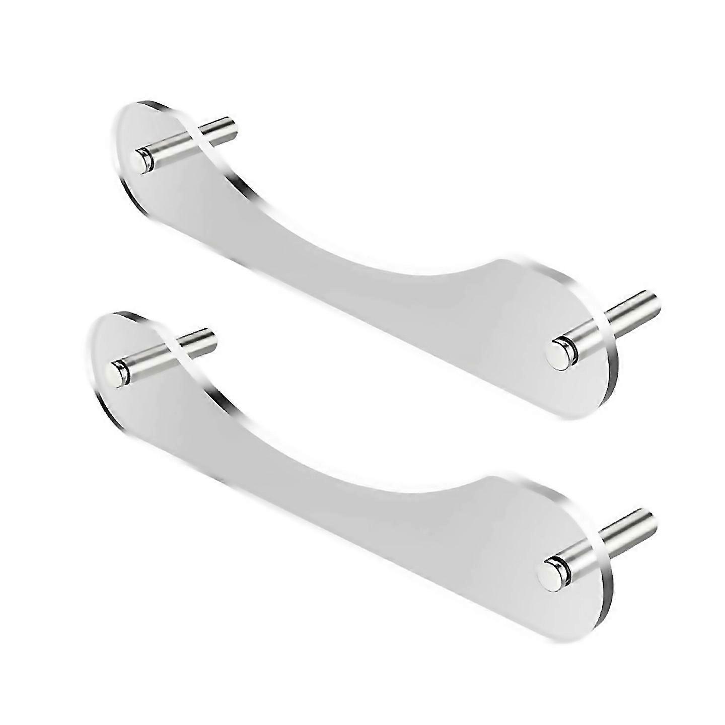 For 2pcs Wall Mount Acrylic Hat Rack Organizer For Baseball