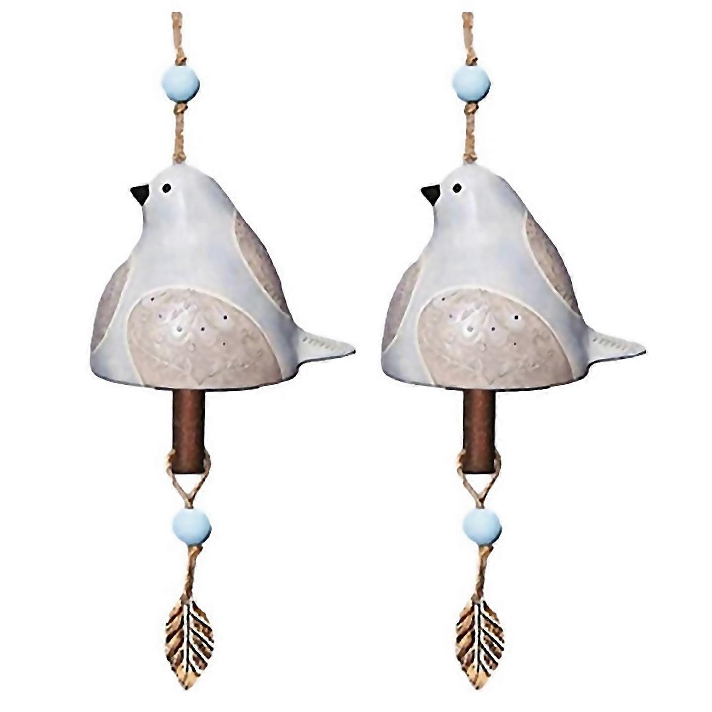 For Bird Song Bell Hanging Wind Chimewind Chime Stand White