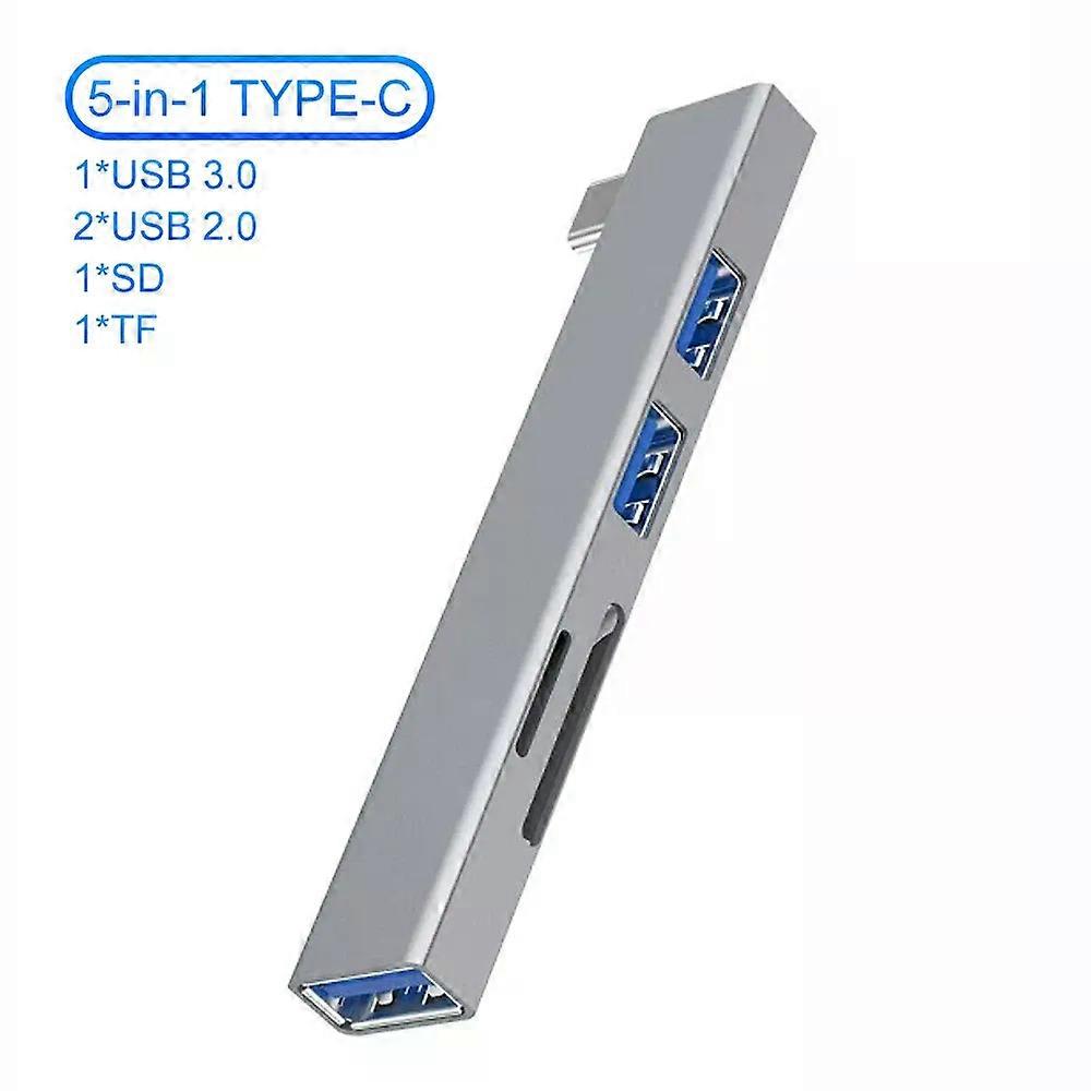 4-in-1 USB C HUB 3.0 PD 60W Type C 3.1 Multi Ports USB Splitter OTG Adapter USB HUB For Xiaomi Lenovo Macbook Pro 13 15 Air Pro