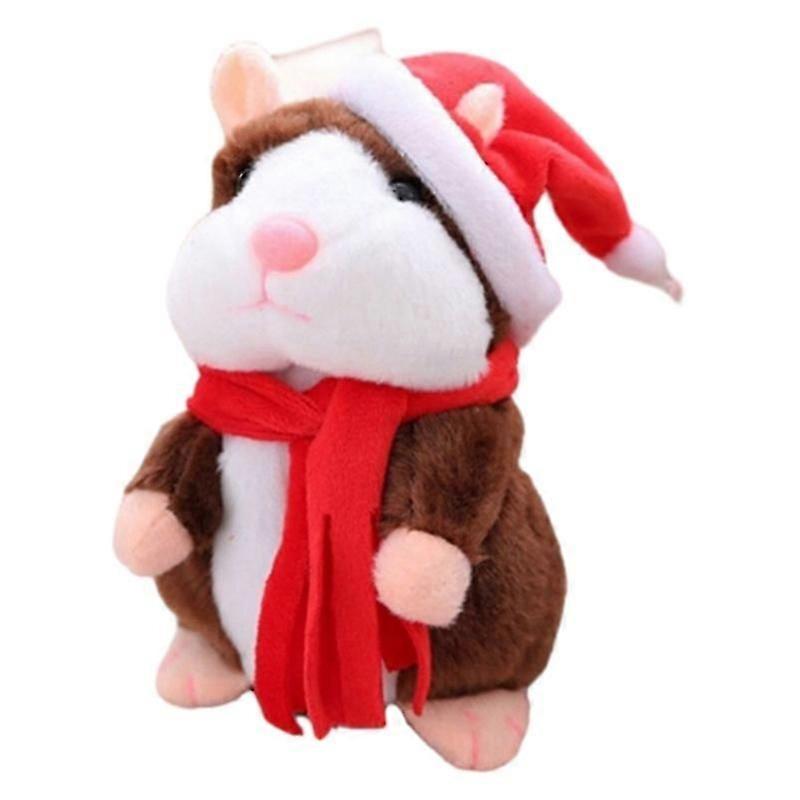 Smart walking vibration singing recording hamster learning talking doll electric plush toy