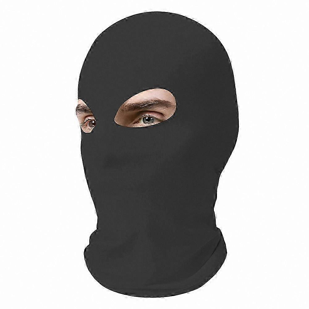 Masque de cyclisme respirant à deux trous avec tissu à séchage rapide pour la protection solaire et l’utilisation d’un casque de moto