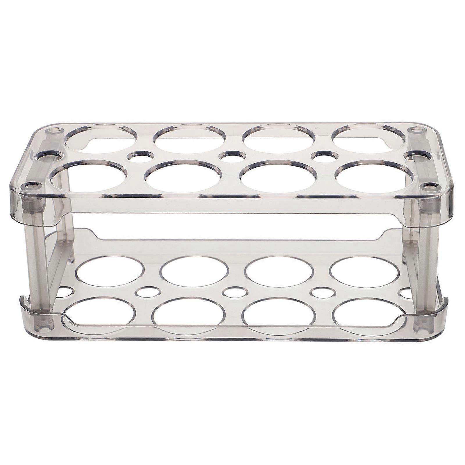 Egg Organizer for Refrigerator Storage 1 Piece Black Plastic Egg Box