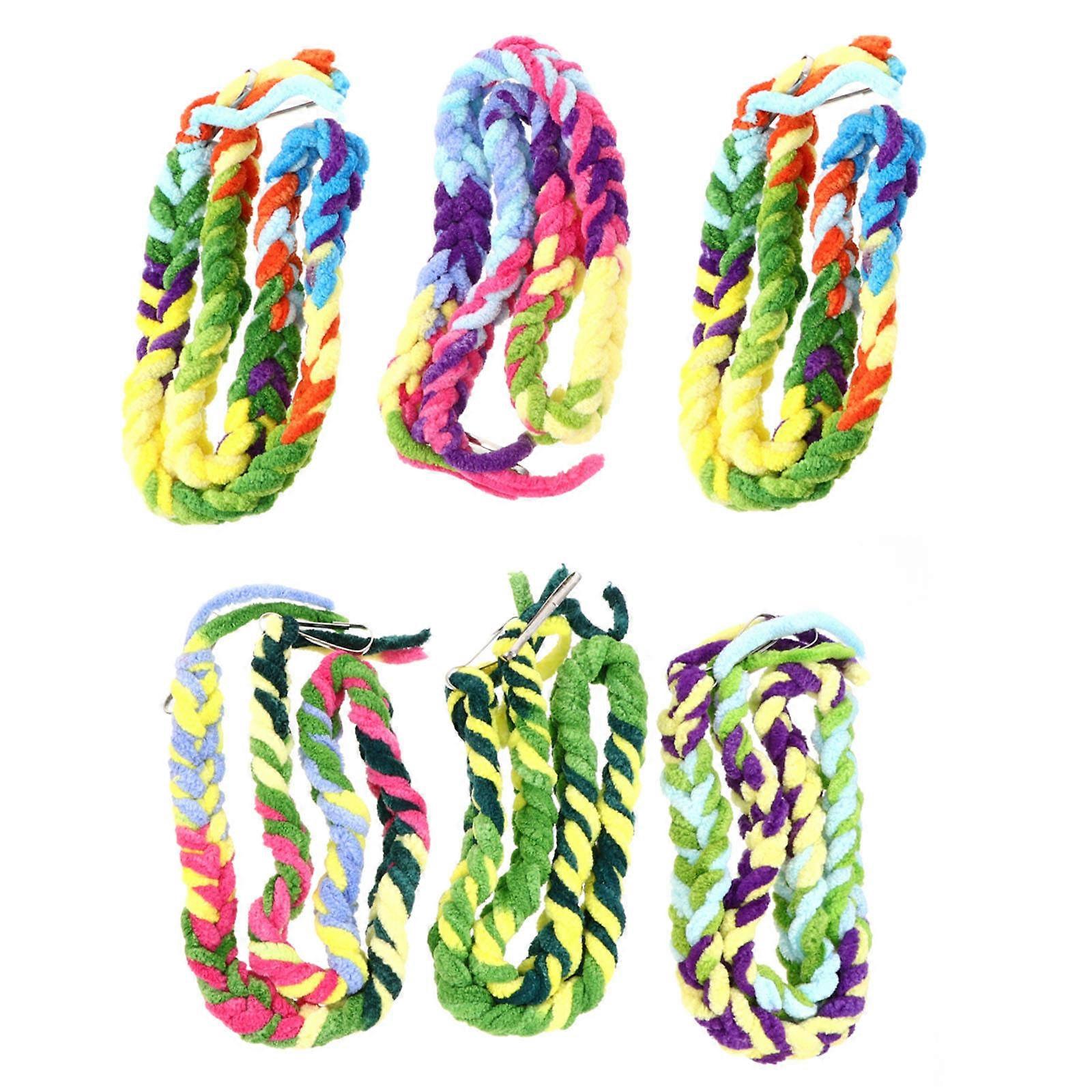 Bird Climbing Swing Toy with Cotton Rope for Pet Use 6Pcs