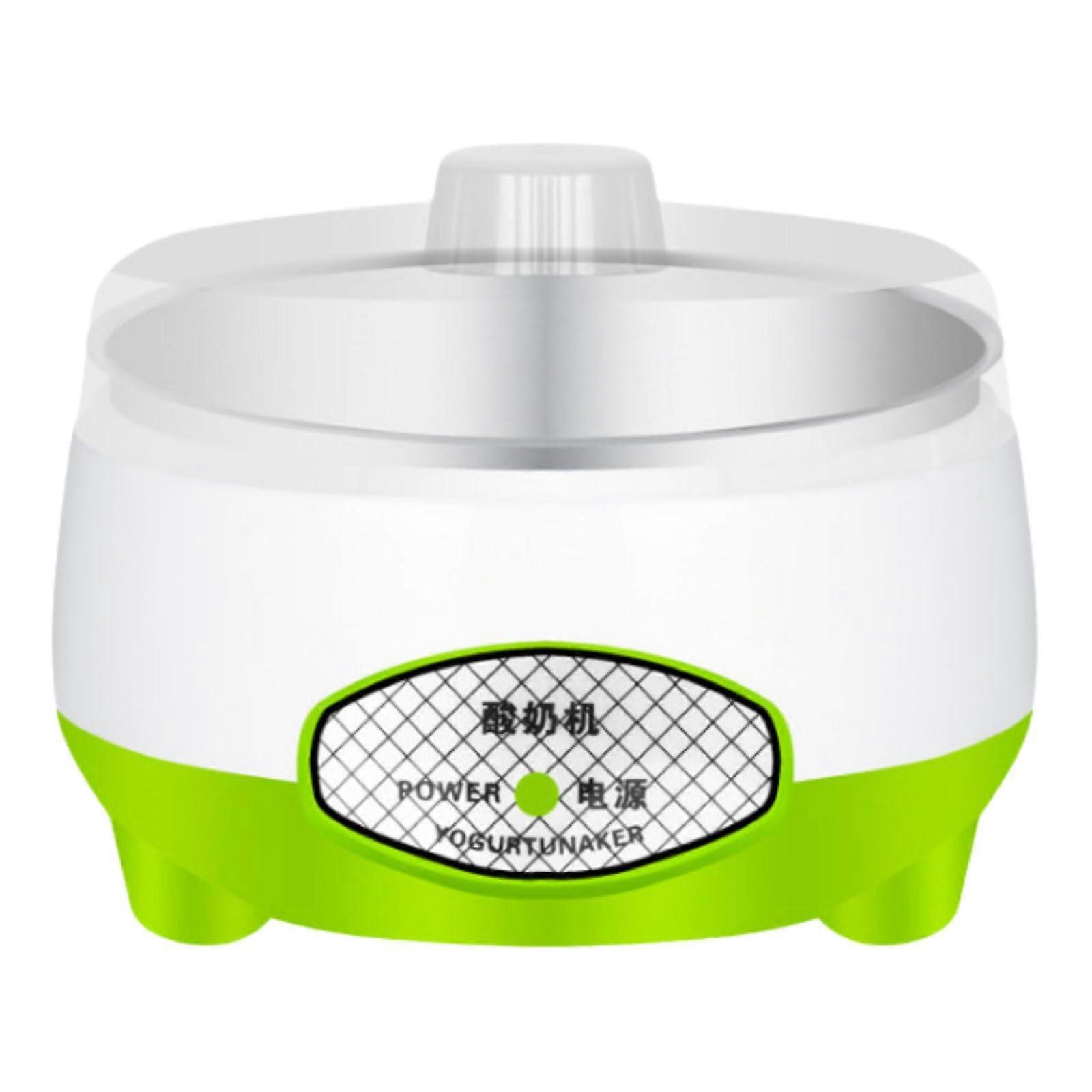 MultiFunction Electric Yogurt Machine Portable Yogurt Maker TempControl EasyClean Green Plastic Liner 16x12cm